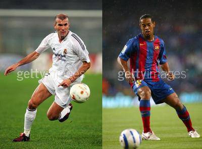 RONALDINHO et ZIDANE